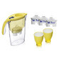 Laica Mug + 3 Bi-flux filters + 2 colored collection glasses (J947Y), Laica