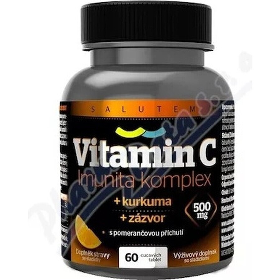 Vitamina C 500 mg SALUTEM Immune Complex 1×60 tbl, compresse per aspirazione