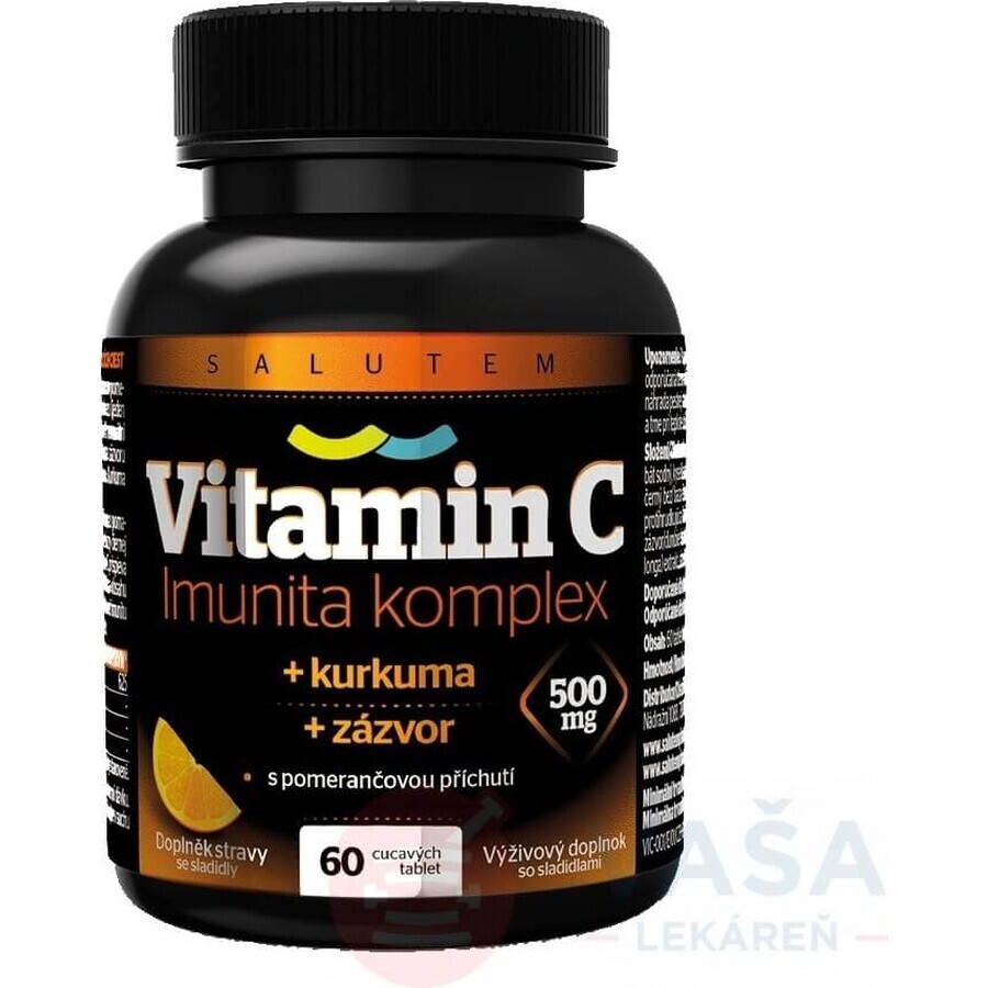 Vitamina C 500 mg SALUTEM Immune Complex 1×60 tbl, compresse per aspirazione