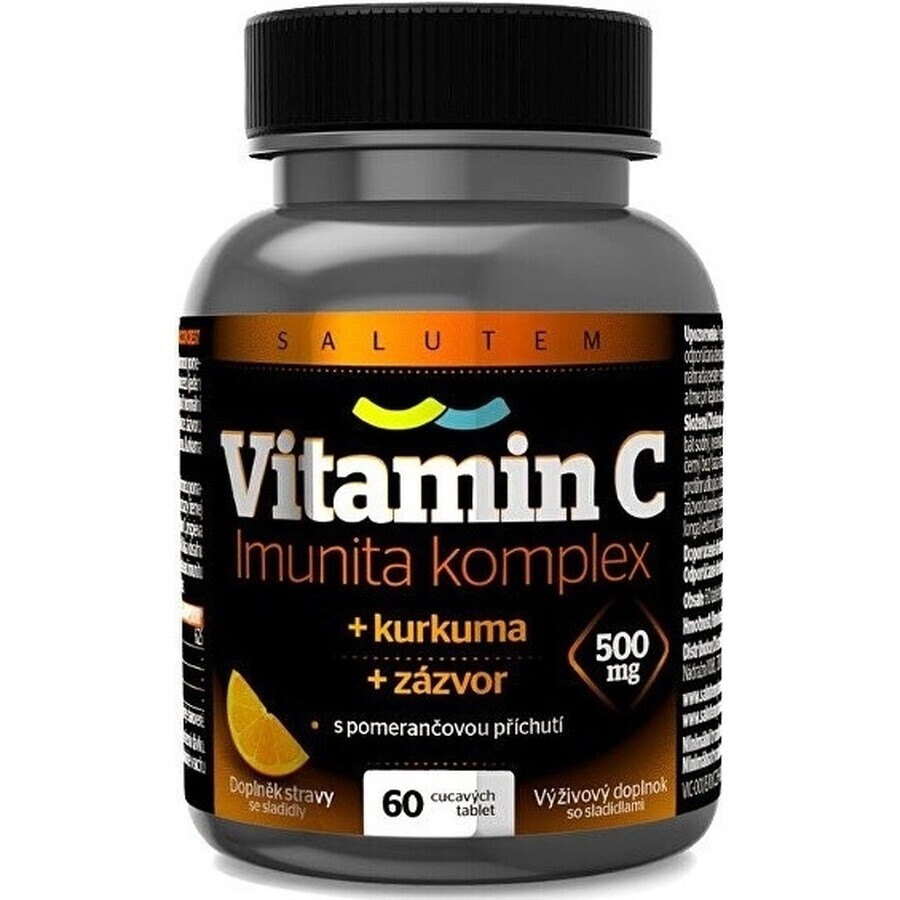 Vitamina C 500 mg SALUTEM Immune Complex 1×60 tbl, compresse per aspirazione