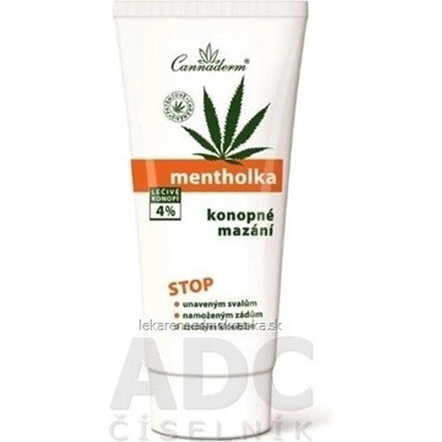 Cannaderm MENTHOLKA MENTHOLKA 1×200 ml, Hanfschmiere