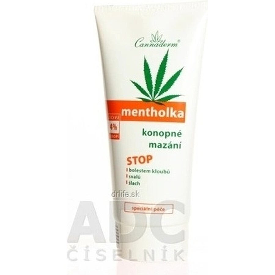 Cannaderm MENTHOLKA MENTHOLKA 1×200 ml, Hanfschmiere