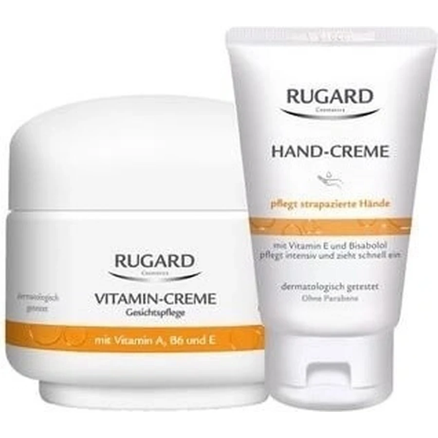 RUGARD Vitamin cream 100 ml + hand cream 50 ml FREE 1×1 pcs, set