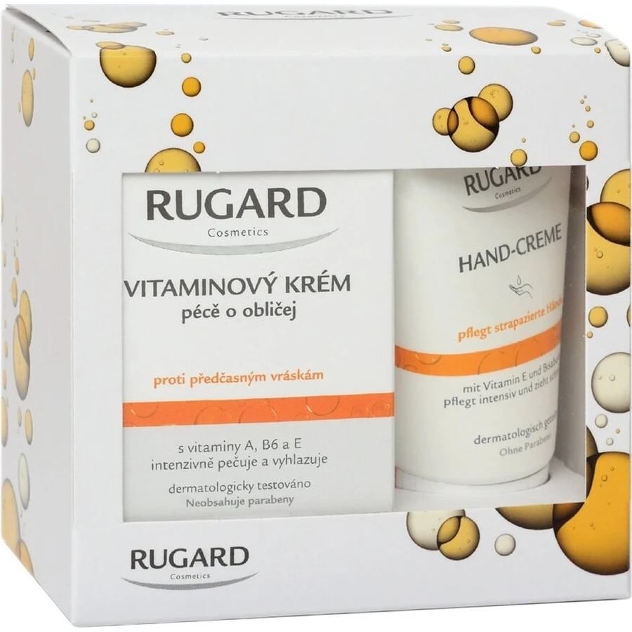 RUGARD Vitamin cream 100 ml + hand cream 50 ml FREE 1×1 pcs, set