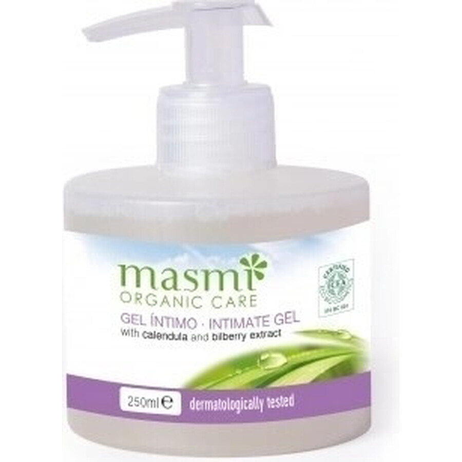 Masmi Intimate organic shower gel with lavender essential oil 1×250 ml, shower gel