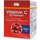 GS Vitamin C500 with rose hips, 50+10 tablets 1×60 tbl, food supplement