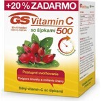 GS Vitamin C500 with rose hips, 50+10 tablets 1×60 tbl, food supplement GS Vitamin C500 with rose hips, 50+10 tablets 1×60 tbl, food supplement
