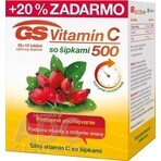 GS Vitamin C500 with rose hips, 50+10 tablets 1×60 tbl, food supplement GS Vitamin C500 with rose hips, 50+10 tablets 1×60 tbl, food supplement