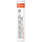 Gymbeam magnesiumchelaat + b6 20tbl oranje 20 tabletten oranje Gymbeam magnesiumchelaat + b6 20tbl oranje 20 tabletten oranje