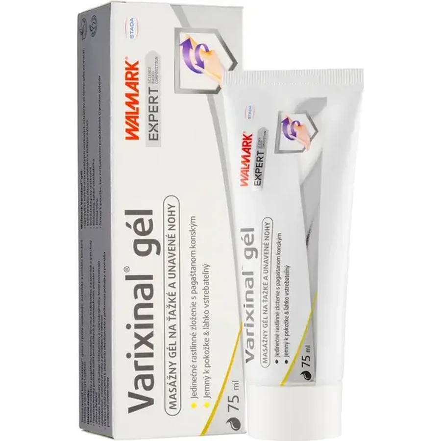 WALMARK Varixinal gel 1×75 ml, gel de massage pour les pieds lourds et fatigués