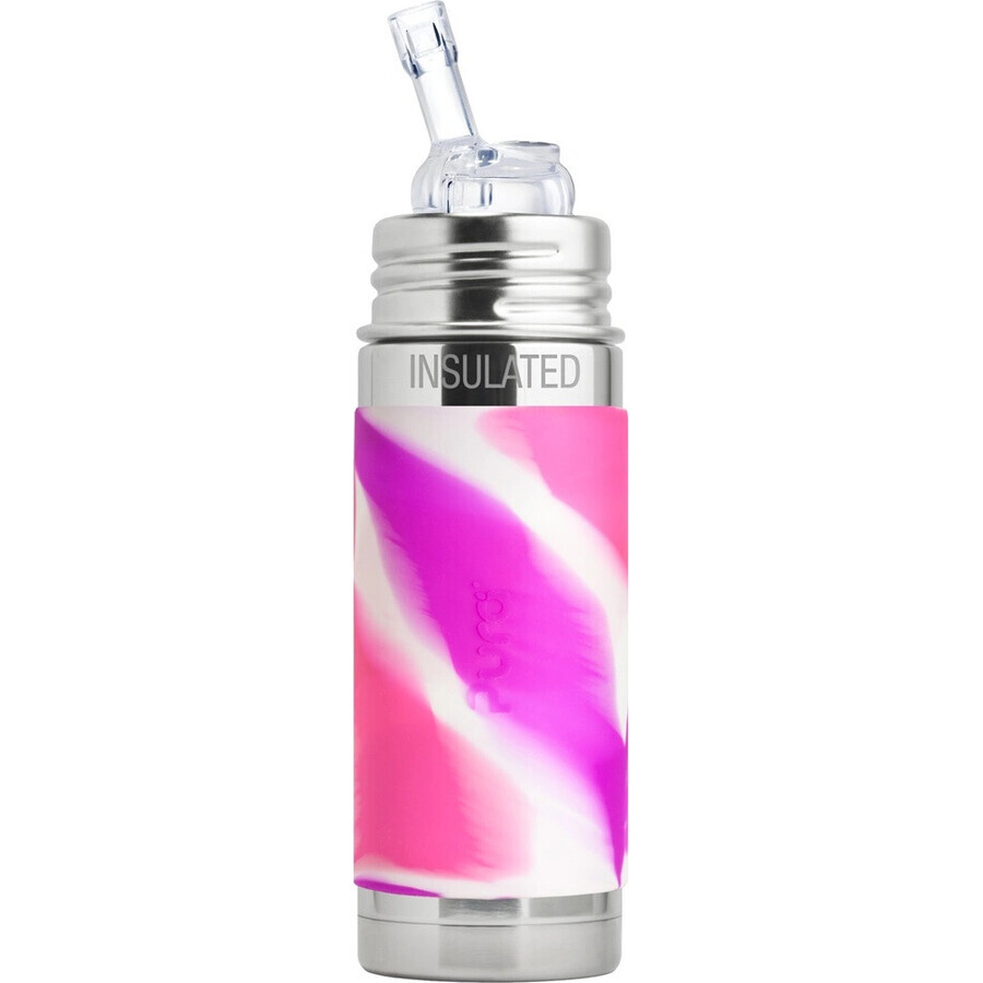 Pura TERMO bottle with straw 260ml 1×1 pc, color aqua