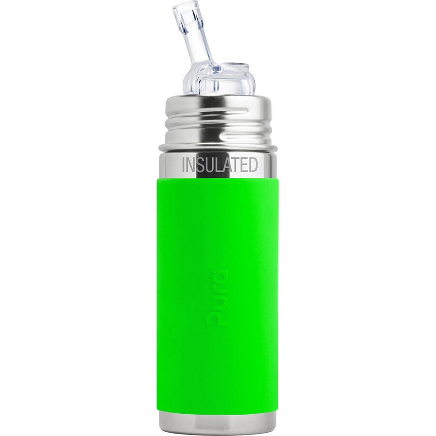 Pura TERMO bottle with straw 260ml 1×1 pc, color aqua
