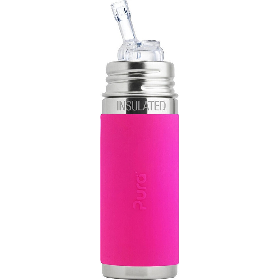 Pura TERMO bottle with straw 260ml 1×1 pc, color aqua
