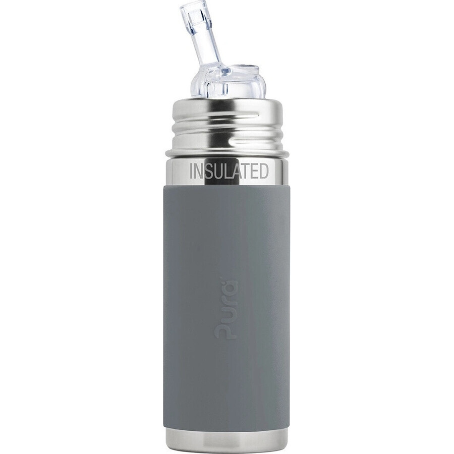 Pura TERMO bottle with straw 260ml 1×1 pc, color aqua