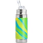 Pura TERMO fles met rietje 260ml 1×1 st, aqua kleur Pura TERMO fles met rietje 260ml 1×1 st, aqua kleur
