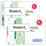 GENERICA Vitamine K2 1×30 cps, complément alimentaire