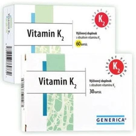 GENERICA Vitamina K2 1×30 cps, complemento alimenticio