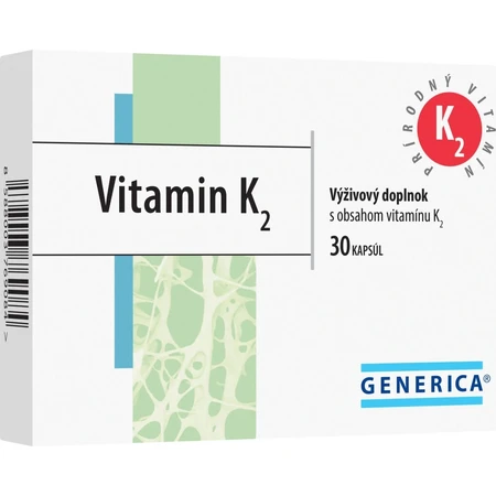 GENERICA Vitamina K2 1×30 cps, complemento alimenticio