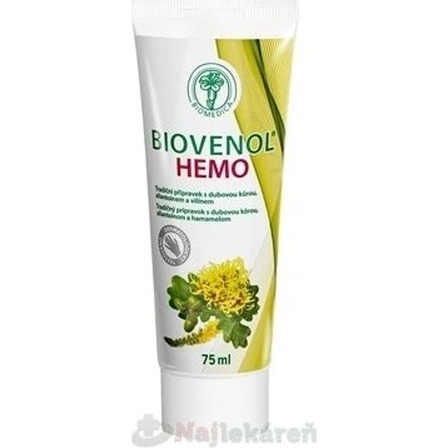 Biomedica Biovenol Hemo gel 1×75 ml, gel rectal