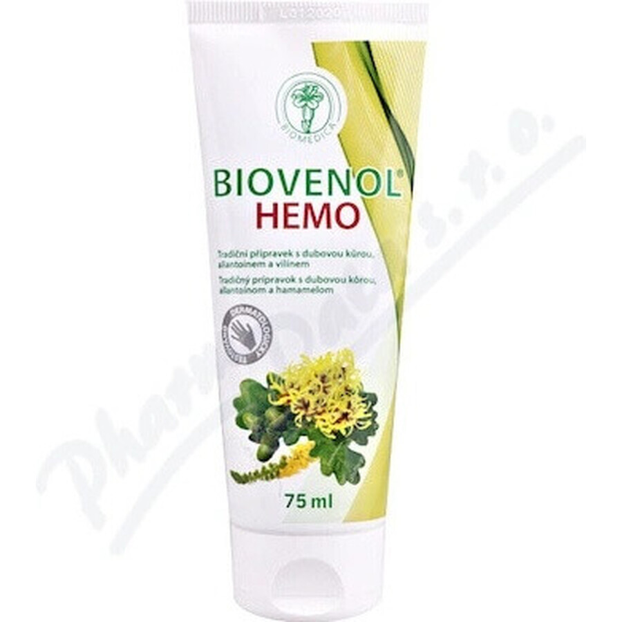 Biomedica Biovenol Hemo gel 1×75 ml, gel rectal