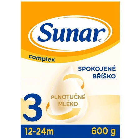 Sunar Complex 3 6×600 g, lait infantile, à partir de 12 mois