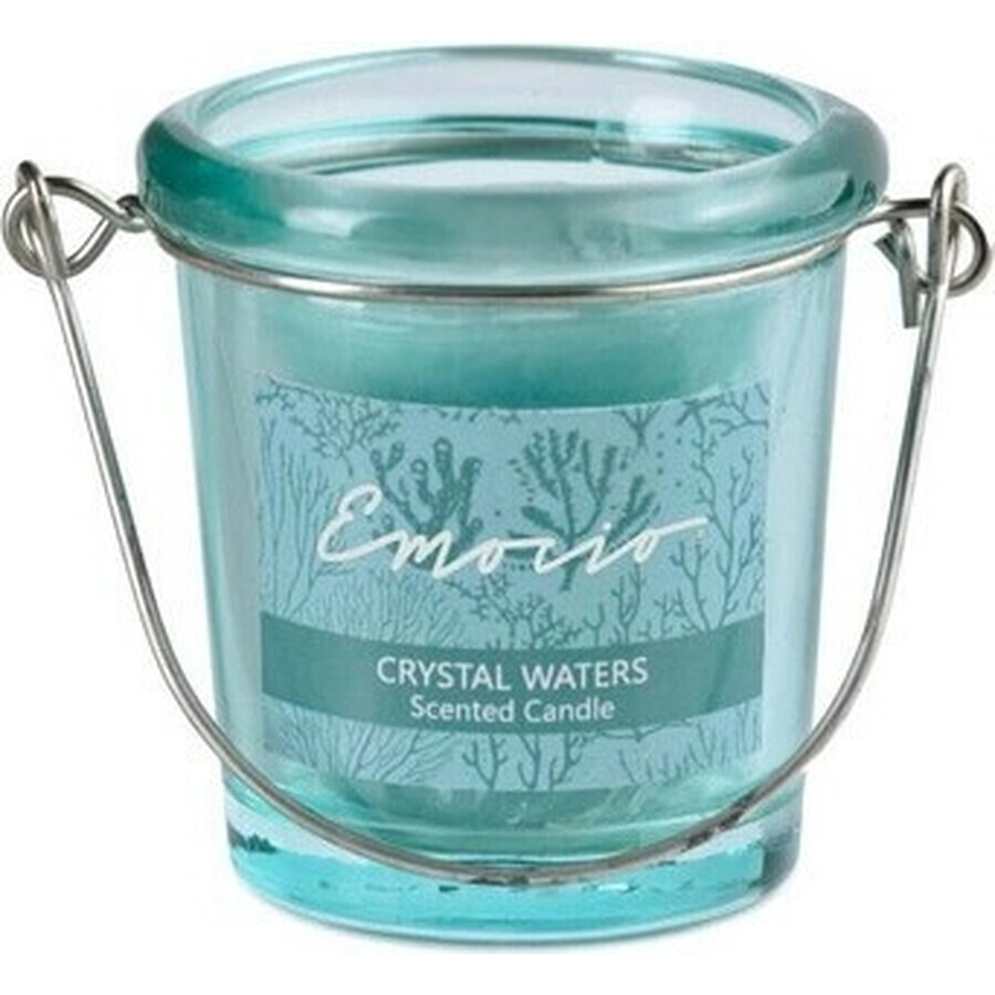 Boutique Emocio Bougie parfumée en verre vert Eaux de cristal 1×1 pc, taille 49 x 66 mm Emocio Bougie parfumée en verre vert Eaux de cristal 1×1 pc, taille 49 x 66 mm