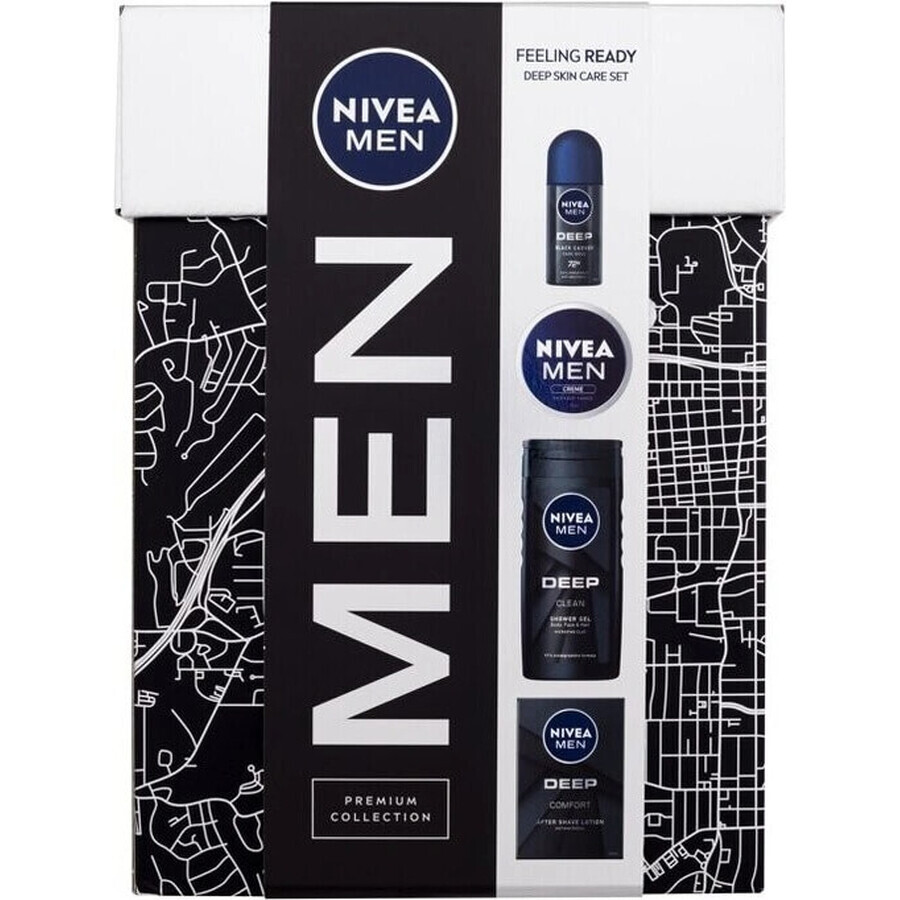 NIVEA MEN BOX LOTION DEEP LOTION 1×1 pcs, gift pack