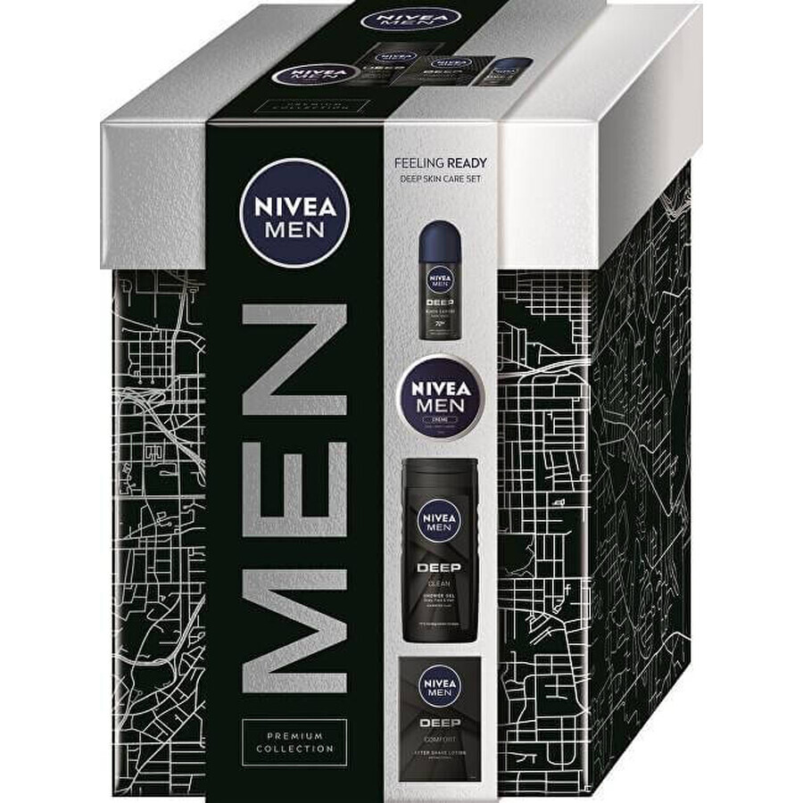 NIVEA MEN BOX LOTION DEEP LOTION 1×1 pcs, gift pack
