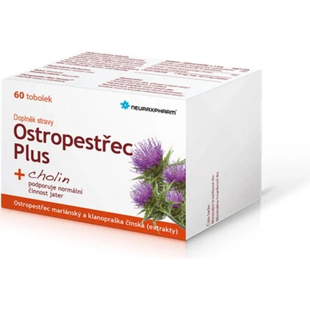 Neuraxpharm OSTROPESTREC PLUS 1×60 cps, milk thistle