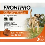 FRONTPRO® antiparasitic chewable tablets for dogs (4-10 kg) 1×3 tbl, antiparasitic tablets
