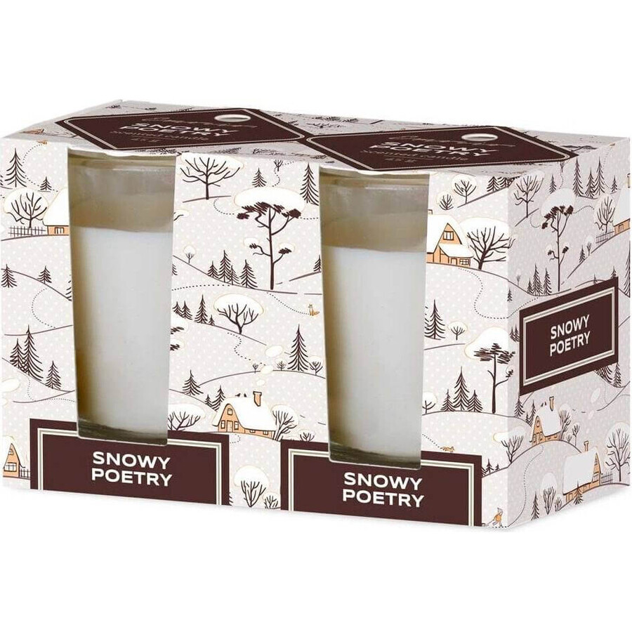 Acquista Emocio Bottiglia di vetro 52×65 mm 2 pezzi in scatola Snowy Poetry - Fiocchi di neve, candela profumata 1×2 pezzi, candele profumate Emocio Bottiglia di vetro 52×65 mm 2 pezzi in scatola Snowy Poetry - Fiocchi di neve, candela profumata 1×2 pezzi, candele profumate