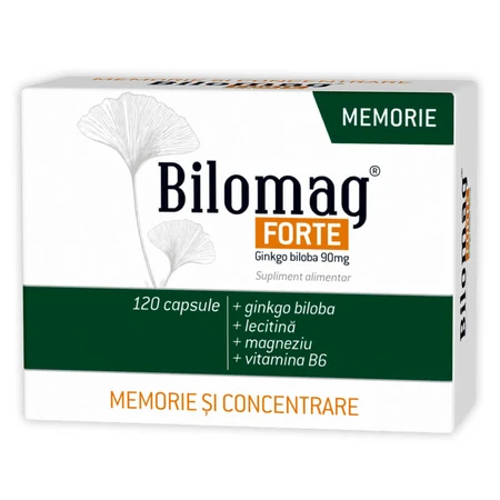 Bilomag Forte Gedächtnis und Konzentration, 120 Kapseln, Zdrovit