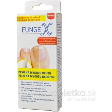 FungeX Stilou pentru micoza unghiilor 1×4 ml, pregătire pentru micoza unghiilor
