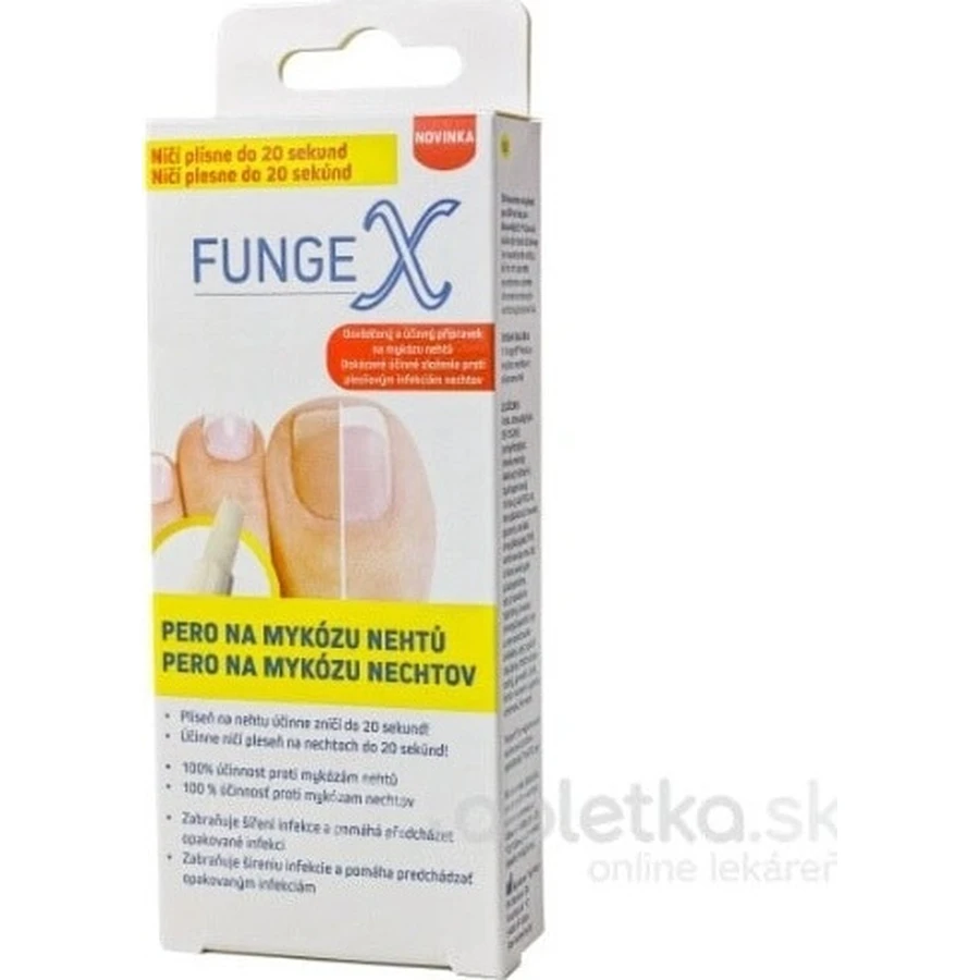 FungeX Stilou pentru micoza unghiilor 1×4 ml, pregătire pentru micoza unghiilor