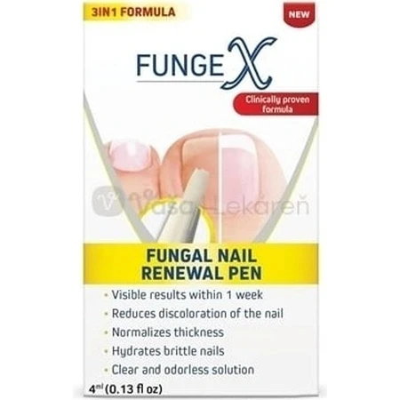 FungeX Stilou pentru micoza unghiilor 1×4 ml, pregătire pentru micoza unghiilor