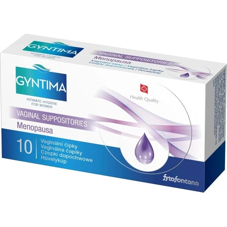 GYNTIMA MENOPAUSA 1×10 Stück, Vaginalzäpfchen