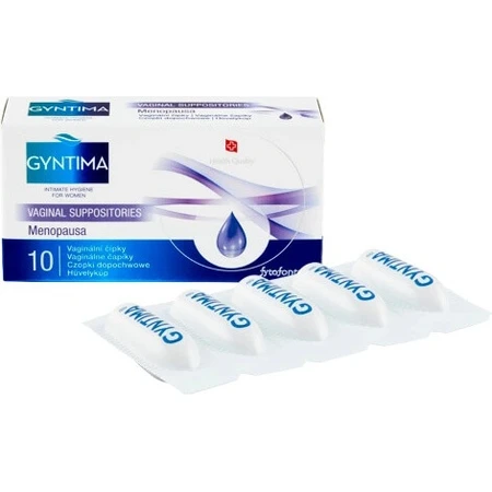GYNTIMA MENOPAUSA 1×10 Stück, Vaginalzäpfchen