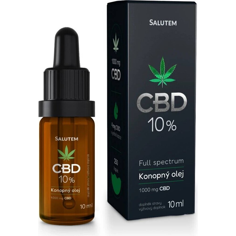 CBD 10% Hemp Oil SALUTEM 1×10 ml CBD 10% Hemp Oil SALUTEM 1×10 ml