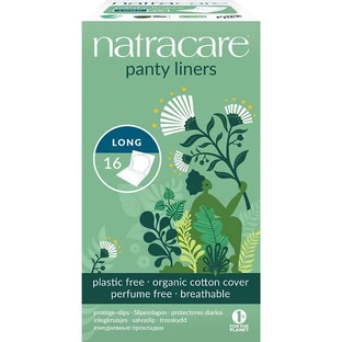Panty Liners Long, 16pcs, Natracare