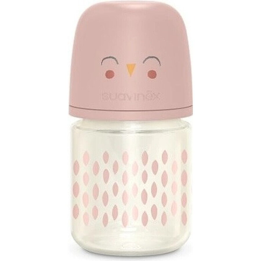 SUAVINEX | BONHOMIA Botella 120 ml fisiológica SX PRO + 0 SF - rosa 1×120 ml, botella