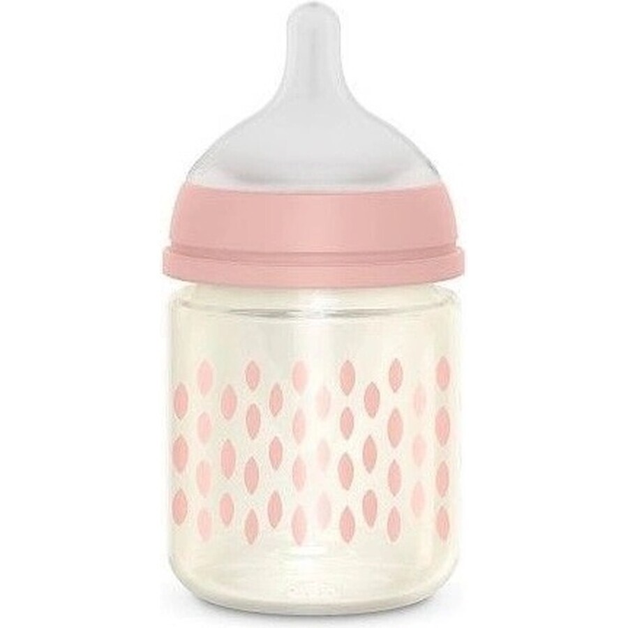 SUAVINEX | BONHOMIA Botella 120 ml fisiológica SX PRO + 0 SF - rosa 1×120 ml, botella