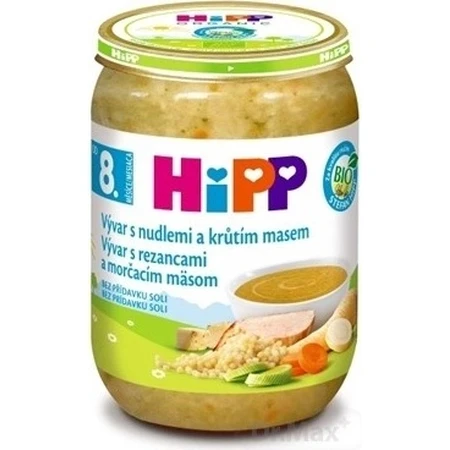 VIVAR ORGANISCHE HIPP BIO VIVAR MET TURKIJE EN TURKIJEVLEES 1×190g, starter, bouillon