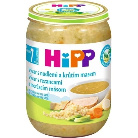 VIVAR ORGANISCHE HIPP BIO VIVAR MET TURKIJE EN TURKIJEVLEES 1×190g, starter, bouillon