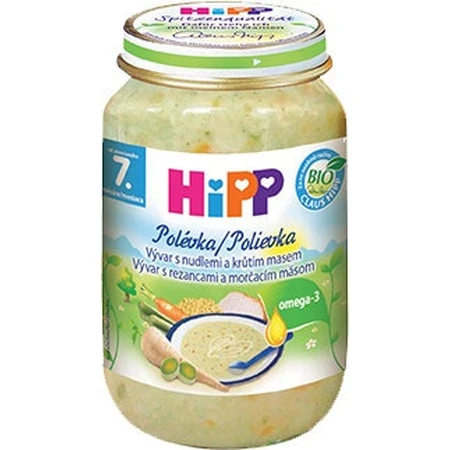 VIVAR ORGANISCHE HIPP BIO VIVAR MET TURKIJE EN TURKIJEVLEES 1×190g, starter, bouillon