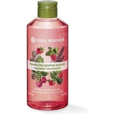 Yves Rocher Gel de Ducha Frambuesa y Menta 1×400 ml, gel de ducha