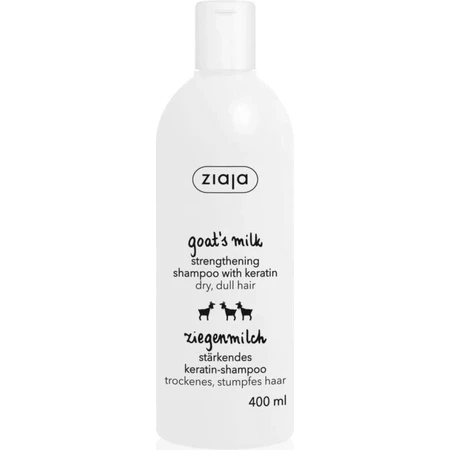 Ziaja - stärkendes Shampoo mit Keratin und Ziegenmilchprotein 1×400 ml
