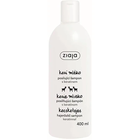Ziaja - stärkendes Shampoo mit Keratin und Ziegenmilchprotein 1×400 ml