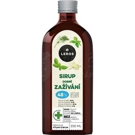LEROS SIRUP GOOD DIGESTION 1×250 ml, Sirup zur Unterstützung der Verdauung