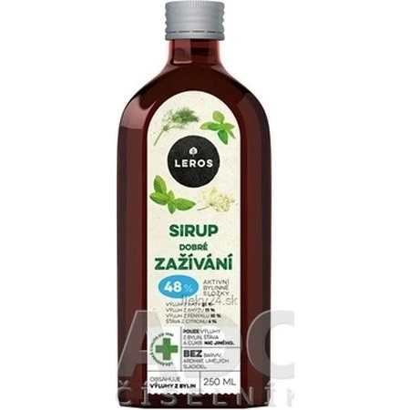 LEROS SIRUP GOOD DIGESTION 1×250 ml, Sirup zur Unterstützung der Verdauung