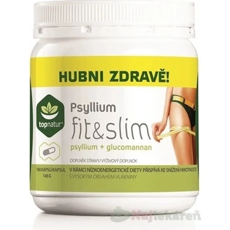 topnatur PSYLLIUM fit & slim cps (148 g) 1x180 pcs